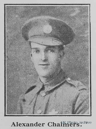 Chalmers A Sapper 93621 Royal Engineers