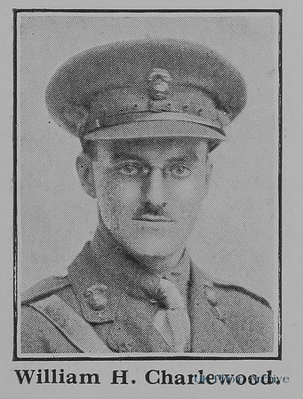 Charlewood W H Captain 6th Northumberland Fusiliers