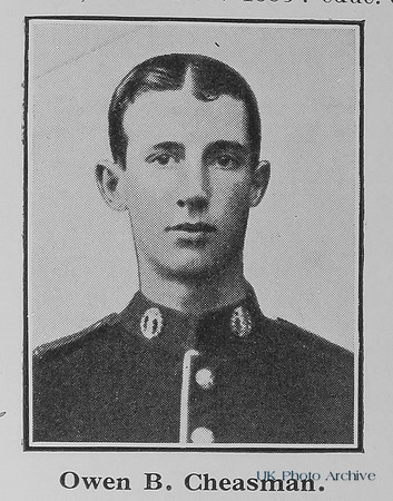 Cheasman O B Pte 14646 4th Middlesex Regiment