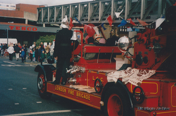 Christmas Parade St Nicholas Way Sutton 1990s