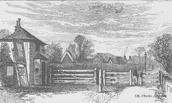 Brighton Road Toll Gate Sutton c.1880