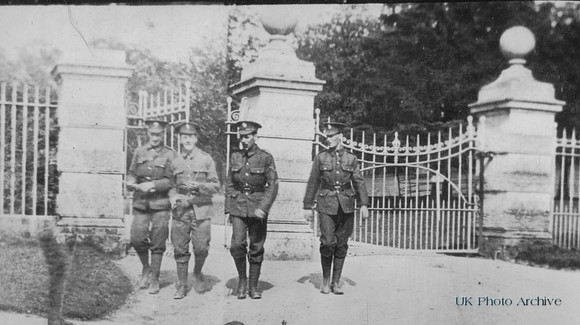 Soldiers In The 21st Royal Fusiliers By Ashtead Park Gates
