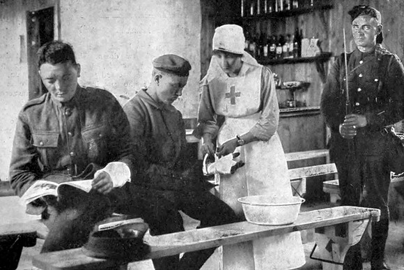 A VAD Dressing Station