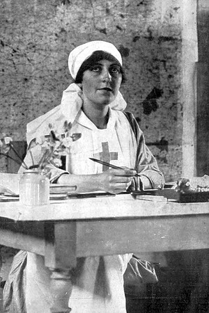 A VAD Worker At A Dressing Station In France