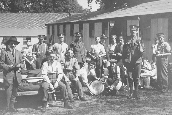 The Royal Fusiliers (Public School Battalions) At Woodcote Camp Epsom 1915