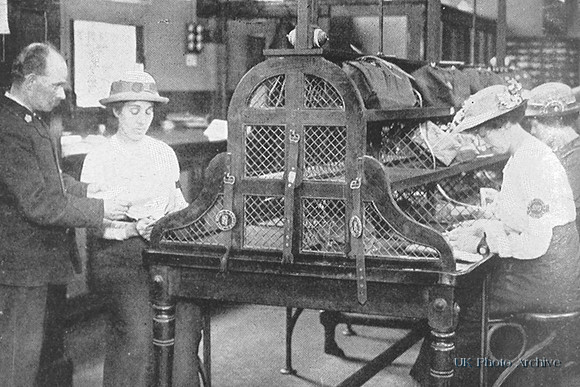 Postwomen At Work At Enfield
