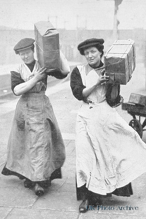 Two Women Porters At Marylebone Station