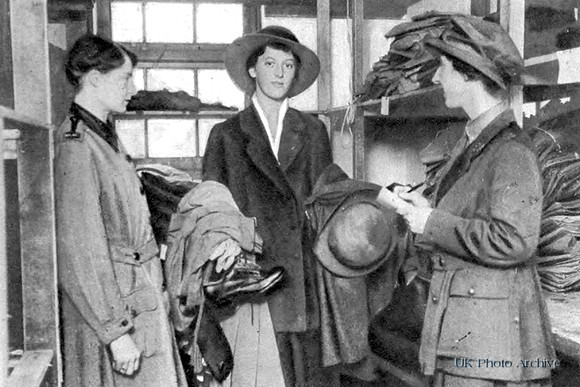 Women In The WAAC Being Given Their Uniforms At The Aldershot Training Centre