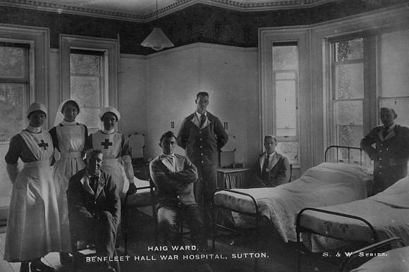 Haig War Benfleet Hall War Hospital Sutton