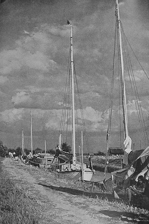 Horsey Staithe Norfolk 1930s