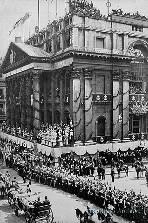 The Queens Carriage Approaching The Mansion House 22nd Jun 1897
