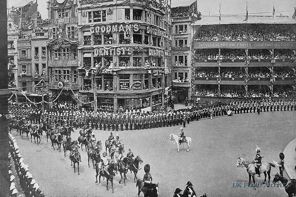 The Royal Procession Arriving At St Pauls 22nd Jun 1897