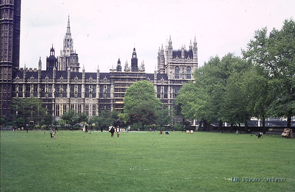Parliament From Victoria Tower Gardens 1972
