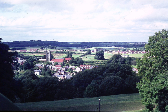 View From Carisbrook Castle Isle Of Wight 1969