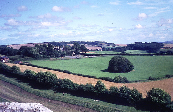 View From Carisbrook Castle Isle Of Wight 1969