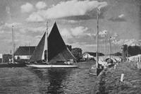 Berthing For The Night At Potter Heigham 1930s