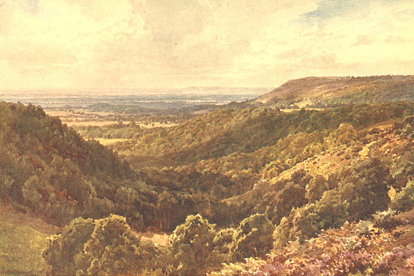From The Hills Above Peaslake Near Gomshall 1906