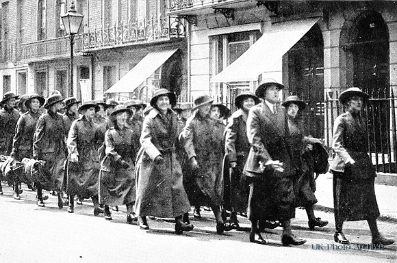 A Detachment Of The WAAC On Their Way To France