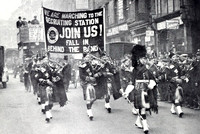 A Recruiting Banner Makes Its First Appearance In London