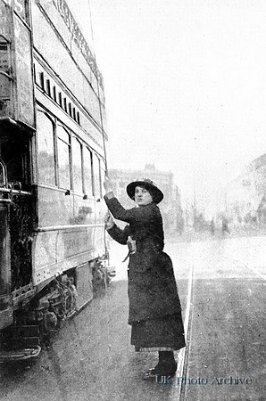 A Woman Tram Conductor