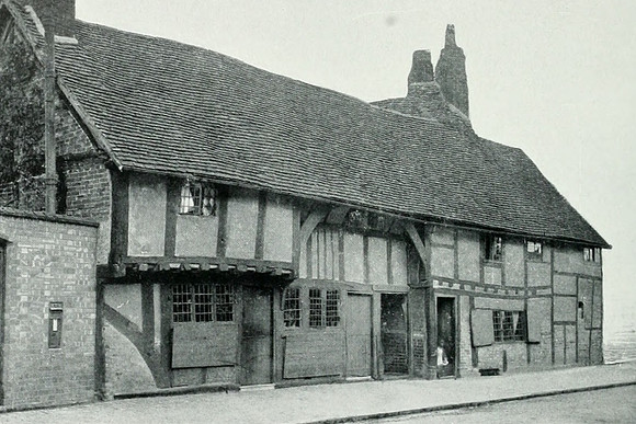 Houses In Rother Street Stratford upon Avon 1903