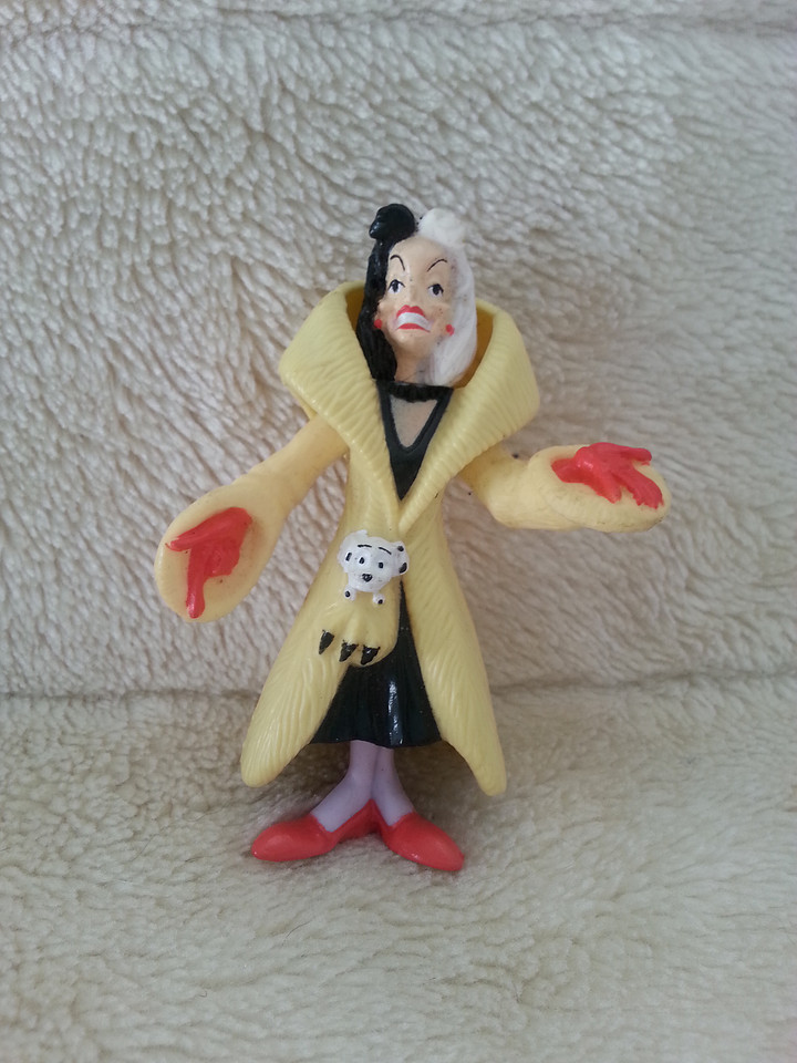 McDonald's Toy Cruella Deville From 101 Dalmations 1991