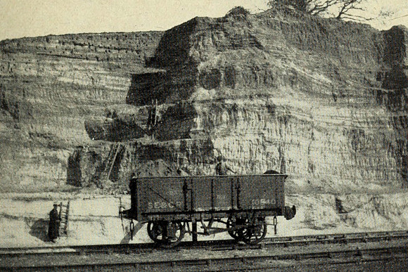 Quarry In Lower Greensand At Gomshall Station 1910