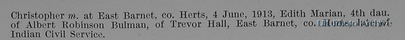 Christopher L D L Captain Indian Army Obit Part 2