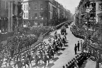 Officers Of The Imperial Service Troops In King William Street 22nd Jun 1897