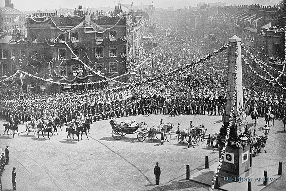 Queen Victoria In St Georges Circus 22nd Jun 1897