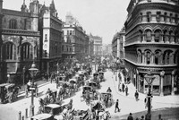 Queen Victoria Street Mansion House End 1890s