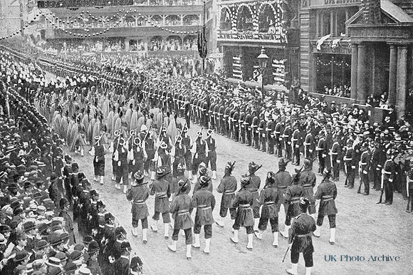 The Colonial Escort In Pall Mall Queens Jubilee 22nd Jun 1897