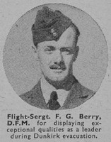 Berry F G Flt Sergt DFM Royal Air Force