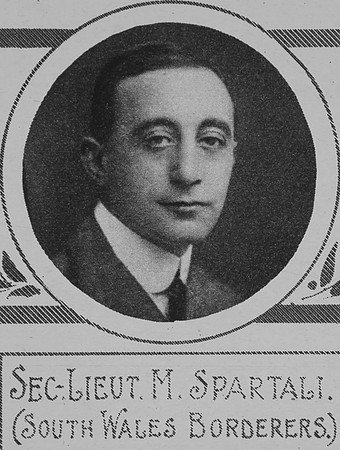 Spartali M 2nd Lt South Wales Borderers The Illustrated War News 29thDec 1915