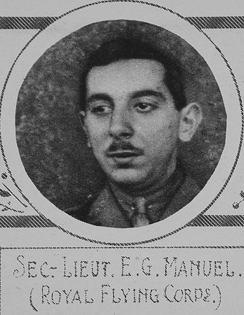 Manuel E G 2nd Lt Royal Flying Corps The Illustrated War News 29th Dec 1915