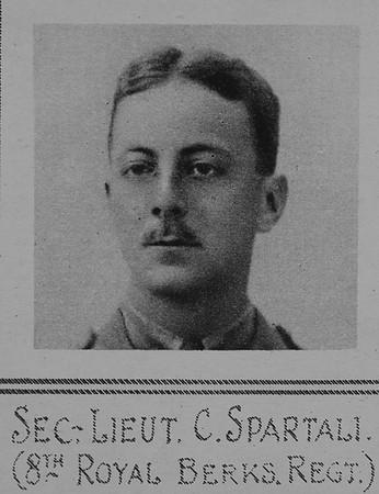 Spartali C 2nd Lt 8h Royal Berkshire Regiment The IllustratedWar News 29th Dec 1915
