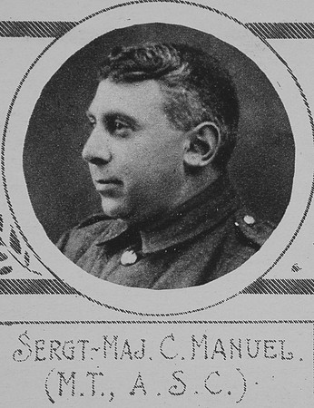 Manuel C Sergt Maj M2-049164 Army Service Corps The War Illustrated 29th Dec 1915