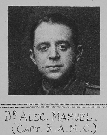 Manuel A Captain Royal Army Medical Corps The Illustrated War News 29th Dec 1915