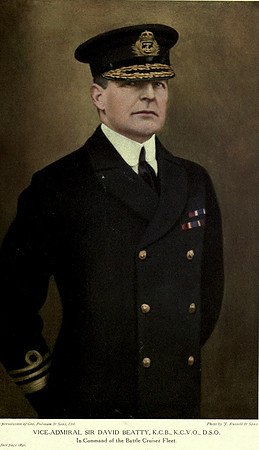 Beatty D Vice Admiral Sir KCB KCVO DSO Royal Navy