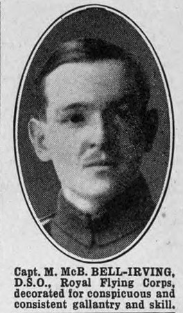 Bell-Irving M McB DSO Royal Flying Corps