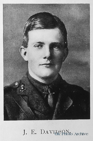 Davidson J E Major DSO Royal Garrison Artillery