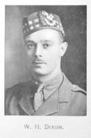 Dixon W H 2nd Lt 8th Seaforth Highlanders