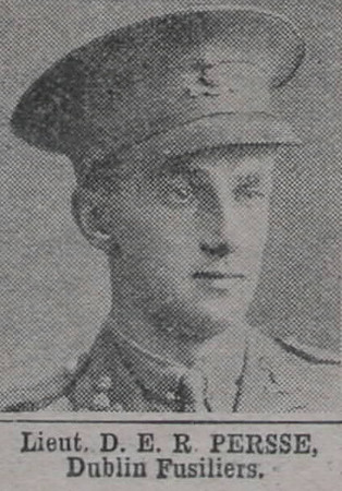 Persse D E R Lt 4th R Dublin Fusiliers The War Illustrated