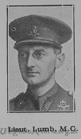 Lumb J W Lt MC 4th West Riding Regiment