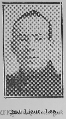 Lee J V 2nd Lt Royal Air Force