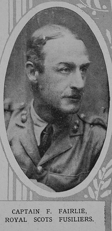 Fairlie F Captain Royal Scots Fusiliers The War Illustrated 26th Dec 1914
