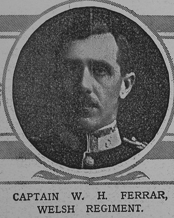 Ferrar W H Captain Welsh Regiment The Illustrated London News 12th Dec 1914