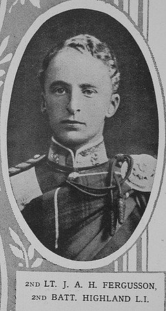 Fergusson J A H 2nd Lt 2nd Highland Light Infantry The Illustrated London News 10th Oct 1914