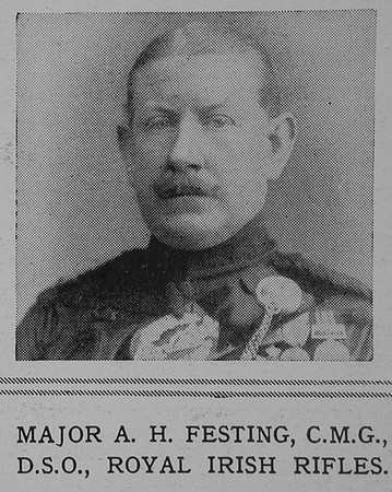 Festing A H Major CMG DSO Royal Irish Rifles The Illustrated London News 29th May 1915