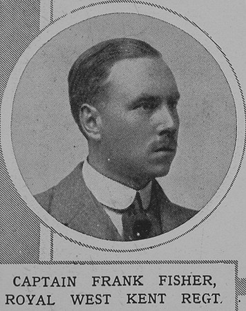 Fisher F Captain 1st Queen's Own Royal West Kent Regiment The Illustrated London News 24th Oct 1914